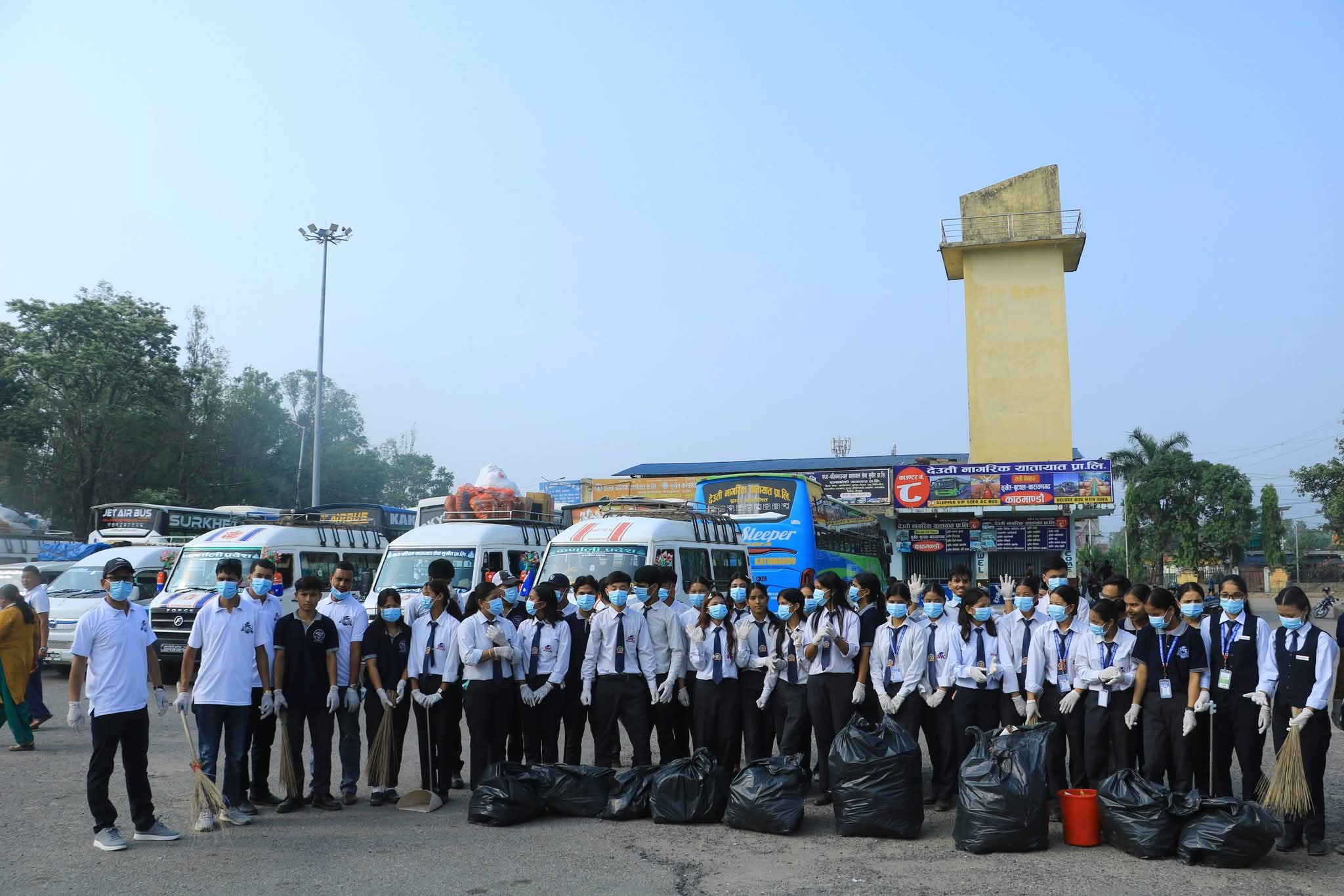 सुर्खेत मोडेल कलेजद्वारा सरसफाइ कार्यक्रम सम्पन्न