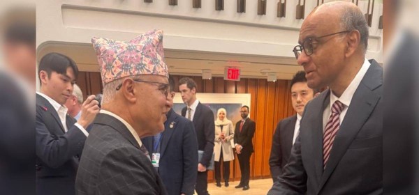 सिंगापुरका राष्ट्रपतिसँग अर्थमन्त्री खनालको भेट, आर्थिक समृद्धिका पाँच आधारमा ध्यान दिन सुझाव