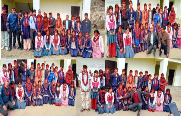 भावनाले भरिएको विदाई : भगवती माविका कक्षा १० का विद्यार्थीलाई ‘फेरि भेटौला’ सन्देश