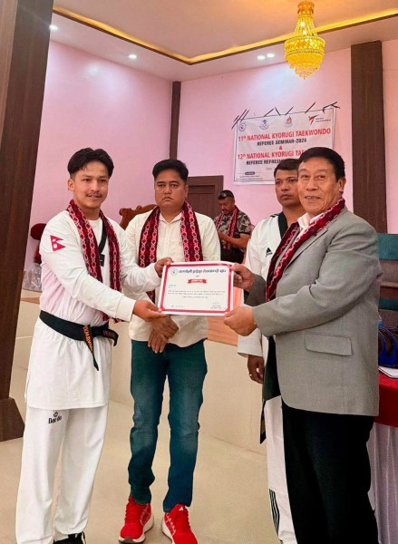कर्णाली प्रदेश तेक्वान्दो संघका सबैभन्दा कान्छो सदस्य बने प्रविन बयक