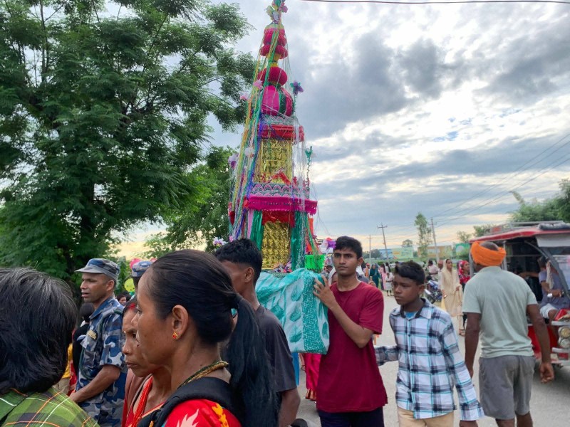बाँसगढीमा ताजियाको रौनक: मुस्लिम समुदायको विशेष पर्व