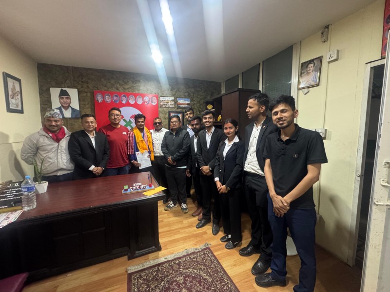हृदयराज मिश्र नेपाल विद्यार्थी संघको कानुन विभाग प्रमुखमा नियुक्त