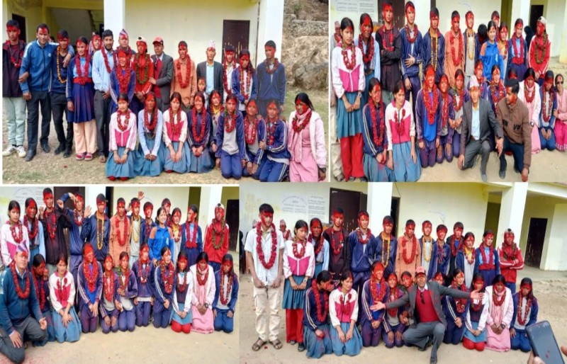 भावनाले भरिएको विदाई : भगवती माविका कक्षा १० का विद्यार्थीलाई ‘फेरि भेटौला’ सन्देश