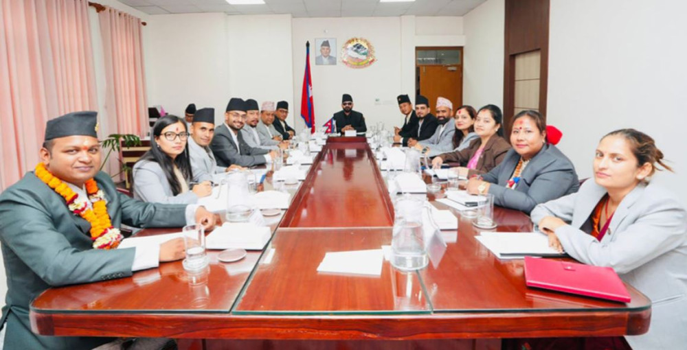 प्रधानमन्त्री बालेन्द्र शाहले आइतबार मन्त्रीहरूसँग छलफल गर्नुभएको छ ।
